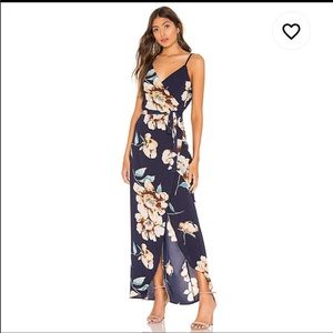 Dina high low maxi dress